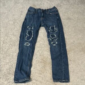 Abercrombie Kids Blue Distressed Jeans